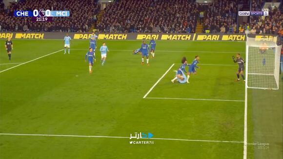 La falta de Cucurella sobre Haaland. (Video: Bein Sports)