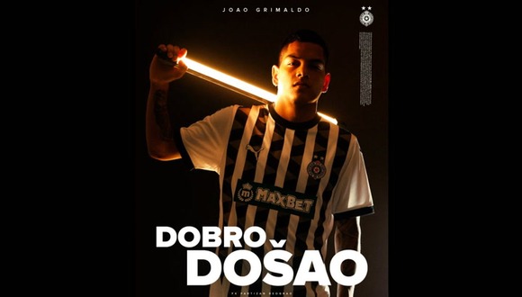 Joao Grimaldo fue presentado por todo lo alto en el Partizán de Belgrado tras su paso por Sporting Cristal. (Video: Partizán Instagram)