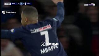¡Gol de Mbappé! Fintas y velocidad para el 1-0 del PSG vs. Rennes por Copa de Francia