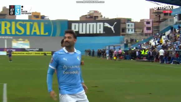 Martín Cauteruccio marcó el 3-2 de Sporting Cristal sobre Deportivo Garcilaso. (Video: L1 MAX)