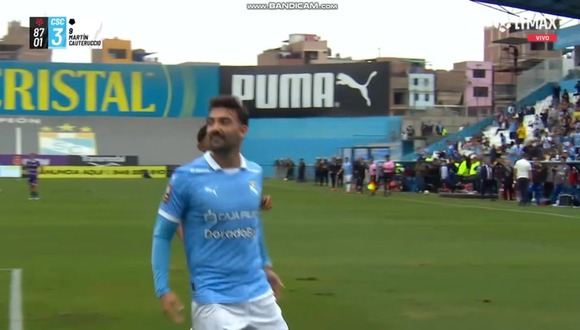 Martín Cauteruccio marcó el 3-2 de Sporting Cristal sobre Deportivo Garcilaso. (Video: L1 MAX)