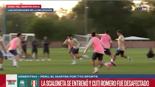 Argentina, con juego y defensa en crisis: cuatro bajas, uno entre algodones y un XI incierto ante Perú