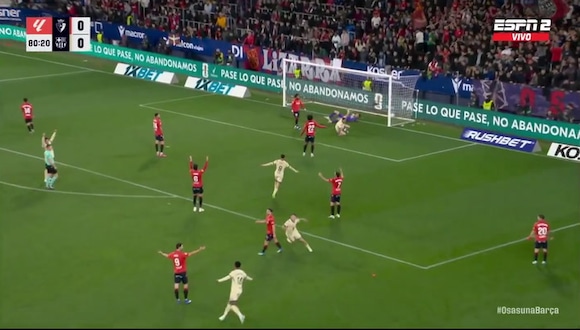 ¡Para romper el empate! Goles de Lewandowski y Ferran para el 2-0 del Barcelona vs. Osasuna