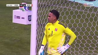 ¡Autogol de Pedro Gallese! Error en salida de Perú y llegó el 3-0 de España