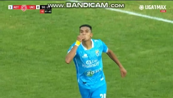 Kevin Serna anotó el 2-0 de ADT vs. Universitario. (Video: Liga 1 Max)