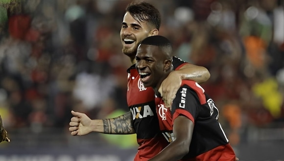 Felipe Vizeu estaría en la mira de Sporting Cristal para ser el '9' de Paulo Autuori. (Video: Boleiragem Gols / Foto: Flamengo)