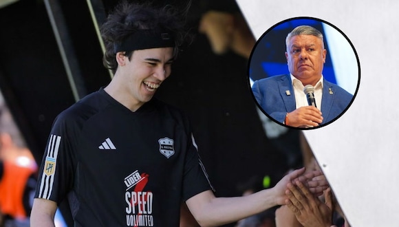 Claudio Tapia, presidente de la Asociación del Fútbol Argentino, condenó el debut profesional de Spreen, quien pisó una cancha por 78 segundos. (Video: TNT Sports)