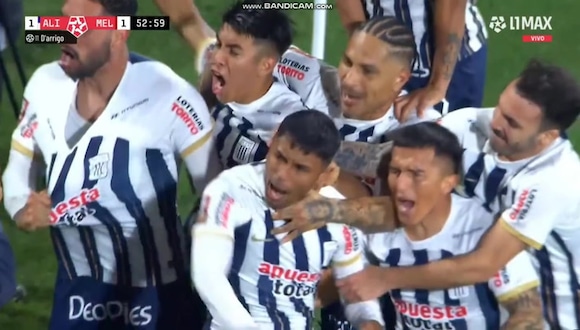 Gol de Jhamir D'Arrigo para el 1-1 de Alianza Lima vs. Melgar. (Video: Liga 1 MAX)