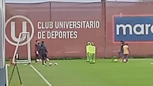 Diego Romero y Sebastián Britos trabajan con la mira puesta en Carlos A. Mannucci. (Video: Wlmer Robles)