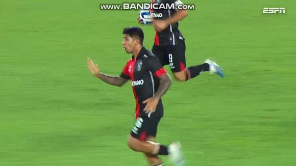 Luis Iberico anotó el 2-1 de Melgar vs. Atlético Nacional. (Video: ESPN)