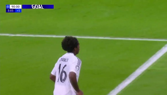 Gol de Endrick para el 3-0 de Real Madrid. (Vídeo: ESPN).