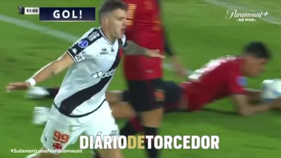 Gol de Pablo Vegetti para el 3-1 del Vasco da Gama vs. Melgar por Copa Sudamericana. (Video: ESPN)