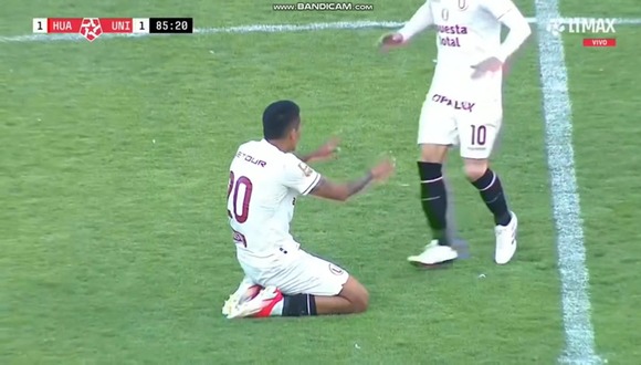 Golazo de Alex Valera para Universitario vs. Huancayo. (Video: L1 MAX)
