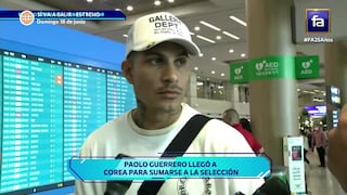 Paolo Guerrero: “Me mantengo en el fútbol competitivo, la liga peruana no lo es”