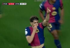 ¡Lluvia de goles! Pedri y Pau Cubarsí anotan el 2-2 del Barcelona vs. Atlético Madrid