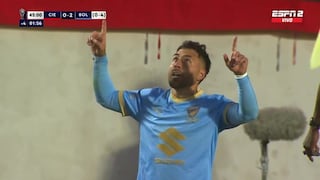 ¡Otro golpe más! Gol de Damián Batallini para el 2-0 de Bolívar vs. Cienciano