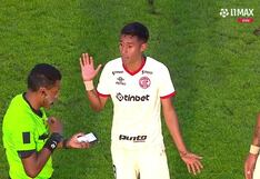 ¿Su revancha? Tarjeta roja para Brandon Palacios en goleada 1-4 de Sporting Cristal vs UTC