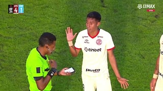 ¿Su revancha? Tarjeta roja para Brandon Palacios en goleada 1-4 de Sporting Cristal vs UTC