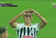 Su primer festejo con la blanquiazul: el gol de Kevin Serna para el 1-0 de Alianza Lima sobre Blooming