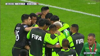 Goles de Algarañaz y José Sagredo: remate y cabezazo en el 2-1 de Bolivia vs. Argelia