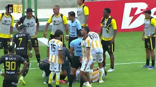 ¡Se rompió la rodilla! Fabio Agurto, jugador de Juan Pablo II, sufrió dolorosa lesión en el Torneo Clausura