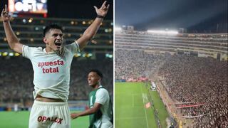 Hinchas de Universitario hacen ‘temblar’ el Monumental de Ate durante choque contra LDU