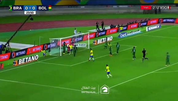 ¡Gol de Rodrygo! Anota el 1-0 de Brasil vs. Bolivia. (Vídeo: @futbol_vertical).