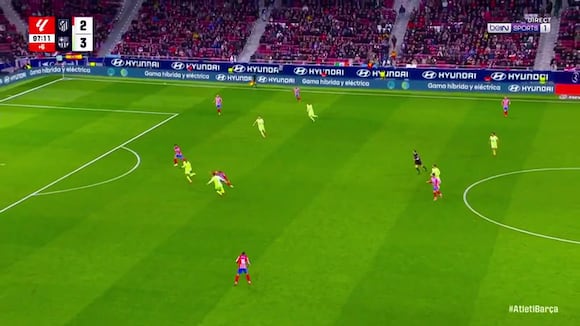 Doblete de Ferran Torres que puso el 4-2 del Barcelona vs Atletico de Madrid. (Video: BeinSports)