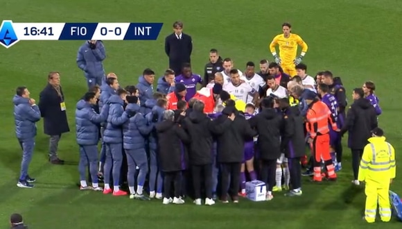 Edoardo Bove, jugador de la Fiorentina, se descompensó en pleno partido ante Inter de Milán. (Video: CBS Sports)