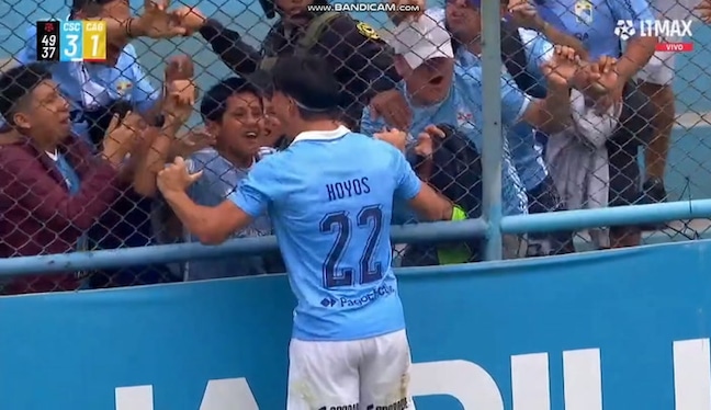 Gol de Michael Hoyos para el 3-1 de Sporting Cristal ante Atlético Grau