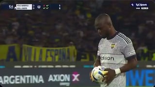 ¡Para el olvido! Enner Valencia falló su penal en la clasificación de Boca en la Copa Argentina