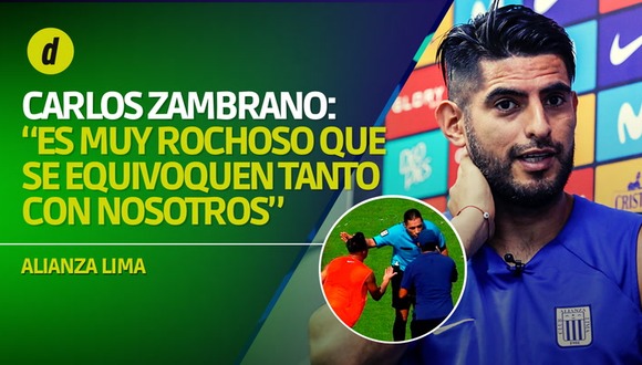 Carlos Zambrano y su opinión sobre el arbitraje y el estado de los campos en el fútbol peruano