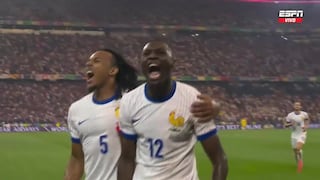 ¡Con asistencia de Mbappé! Gol de Kolo Muani para el 1-0 de Francia vs. España