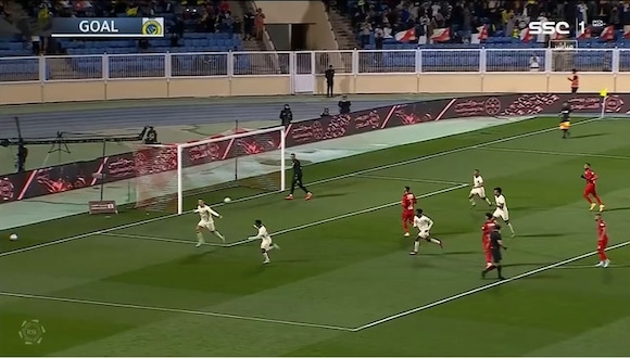 El gol de Cristiano Ronaldo para el 1-0 de Al Nassr vs. Damac. (Video: SSC)