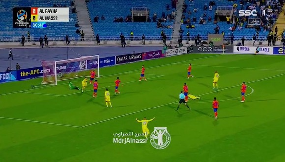 Gol de Cristiano Ronaldo para el 1-0 de Al Nassr vs. Al Feiha. (Video: SSC)