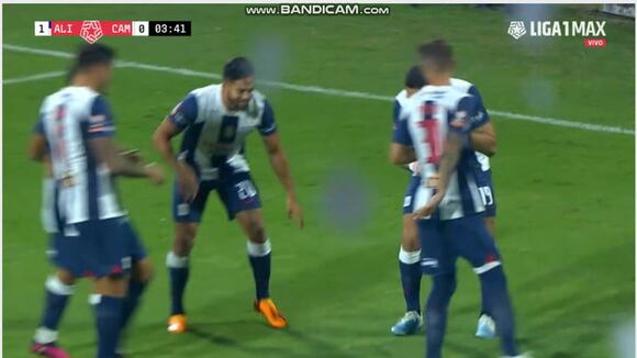 Gol de Andrés Andrade para el 1-0 de Alianza vs. Mannucci. (Video: Liga 1 MAX)