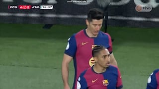 ¡Goles del Barcelona vs. Atlético Madrid! Martínez, Lewandowski y el 4-2 por Copa del Rey