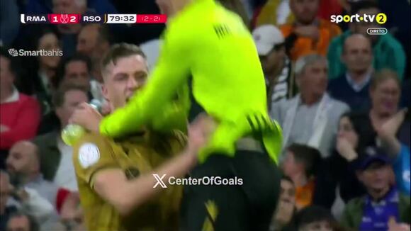 Gol de Mikel Oyarzabal para el 3-1 del Real Madrid vs. Real Sociedad por la Copa del Rey 2025 (Video: SportTV).