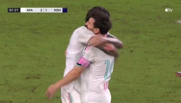 ¡Dupla letal! Gol de Messi tras genial asistencia de De Paul para otro gol de Inter Miami (Video: Apple TV)
