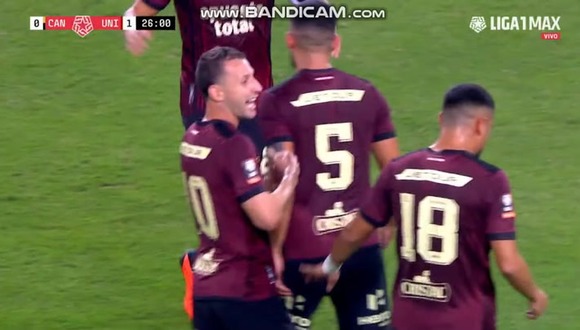 VAR confirmó gol de Matías Di Benedetto en Universitario vs. Cantolao. (Video: Liga 1 Max)
