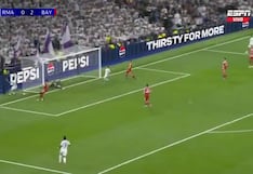 No baja los brazos: Mbappé descuenta ante Bayern y le da vida al Madrid para la revancha