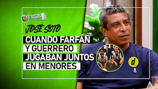 ‘Pepe’ Soto: “Para que salgan otro Farfán y Guerrero tiene que pasar muchos años”