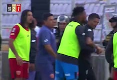 ¡Casi lo noquea! Richard Pellejero increpó al árbitro por penal mal cobrado a Cusco FC