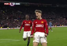¡En el Boxing Day! Goles de Garnacho para el 3-2 de Manchester United vs. Aston Villa