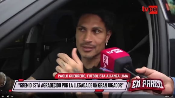 Paolo Guerrero sobre Noriega, Alianza Lima y la Selección Peruana | VIDEO: TV Perú