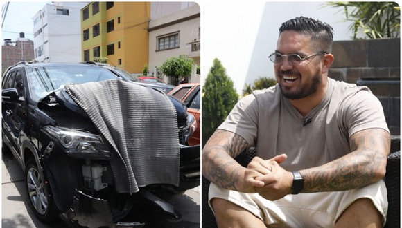 Juan Manuel Vargas sufrió aparatoso accidente: terminó en la comisaría de Magdalena. (Video: Latina / Foto: Jesús Saucedo)