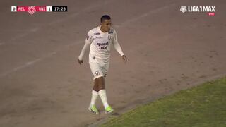 ¡Tras error de Cáceda! Gol de Valera para el 1-0 de Universitario vs. Melgar