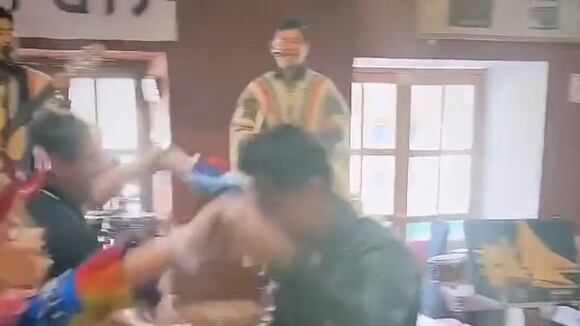 Lapadula aprendió danza típica de Cusco (Fuente: Instagram)