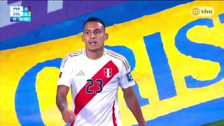Pudo ser el primero: cabezazo de Valera y la tapada de Camilo Vargas en el Perú vs Colombia