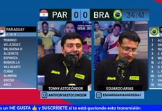 La reacción de Depor al gol de Vinicius Junior en el Paraguay vs Brasil